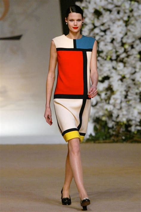 vestito yves saint laurent mondrian